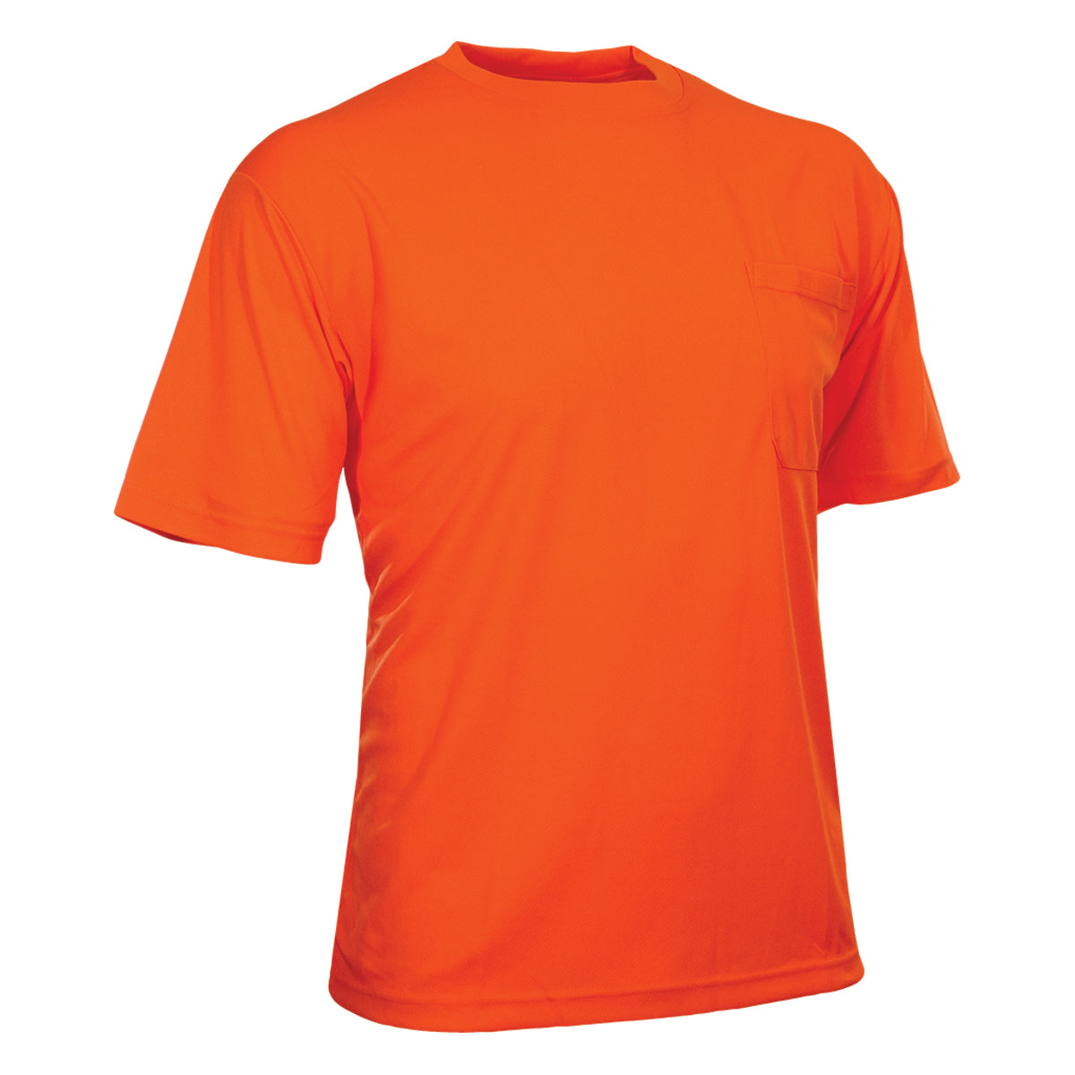 24-100BNT Non-ANSI Short Sleeve T-Shirt - Orange - 3/4 Right