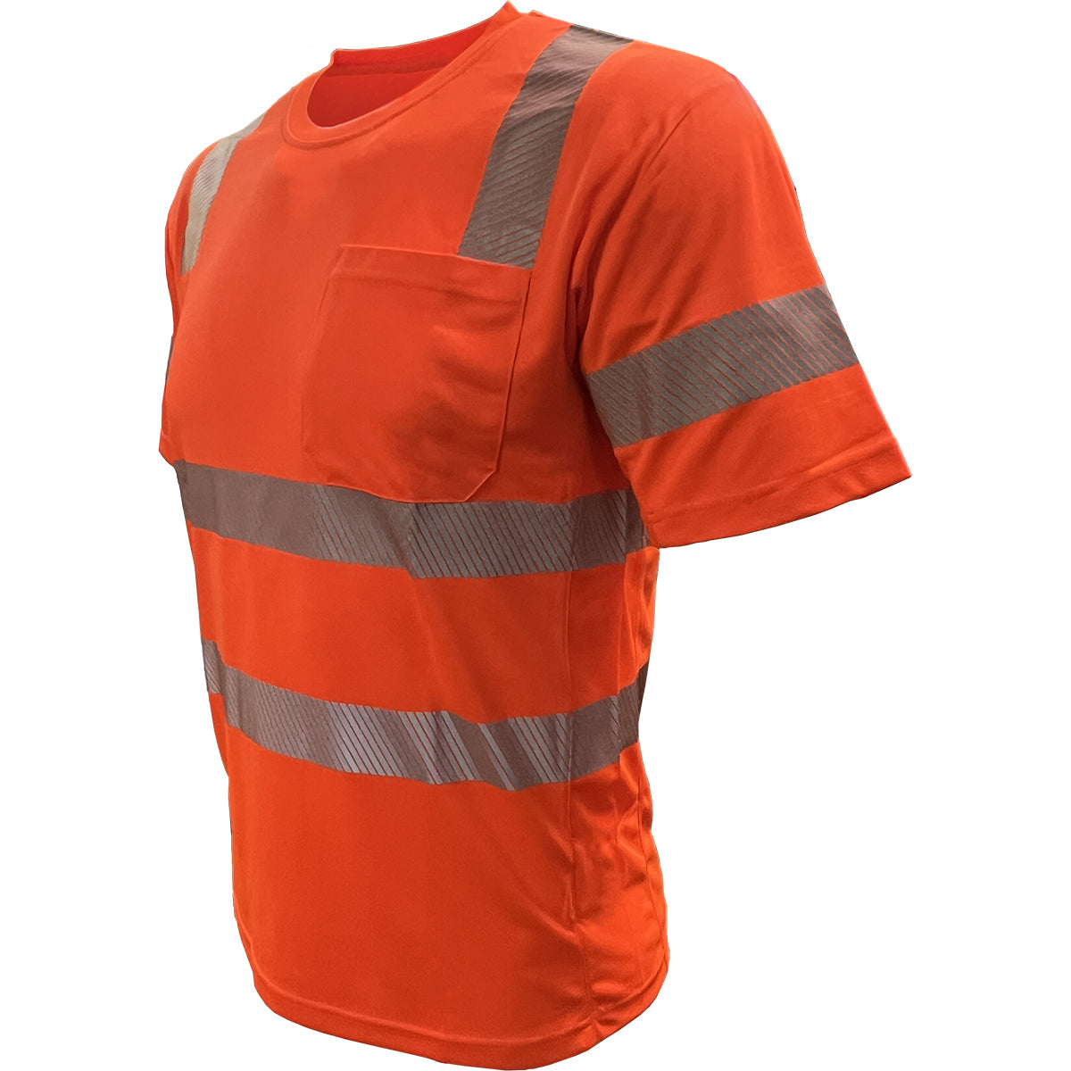 24-104CMPS EcoChill ANSI Type R Class 3 Short Sleeve T-Shirt - Orange - Side