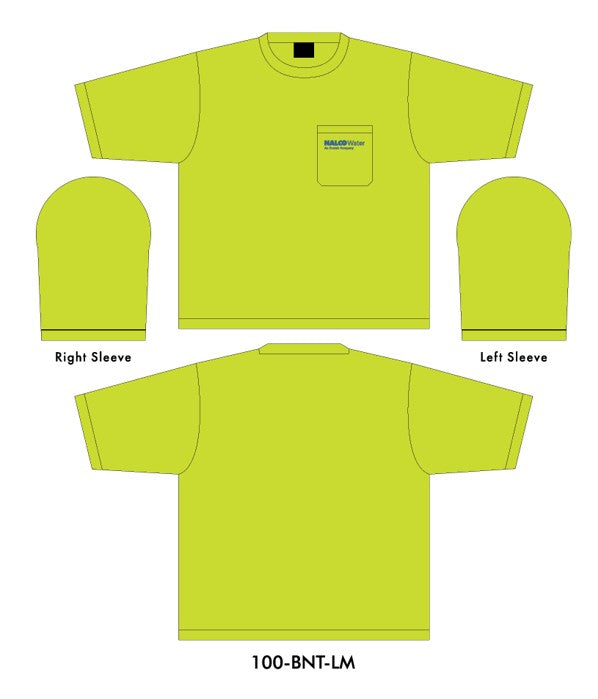 24-100B Lightweight Safety Shirt w/NALCO Water logo