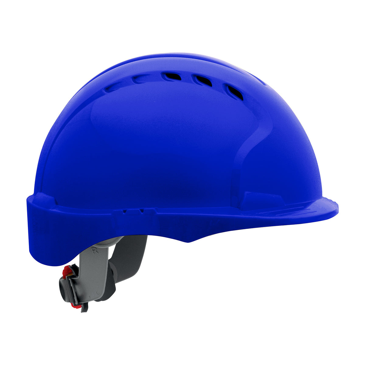 JSP 280-EV6151SV Evolution Vented Short Brim Hard Hat, Blue