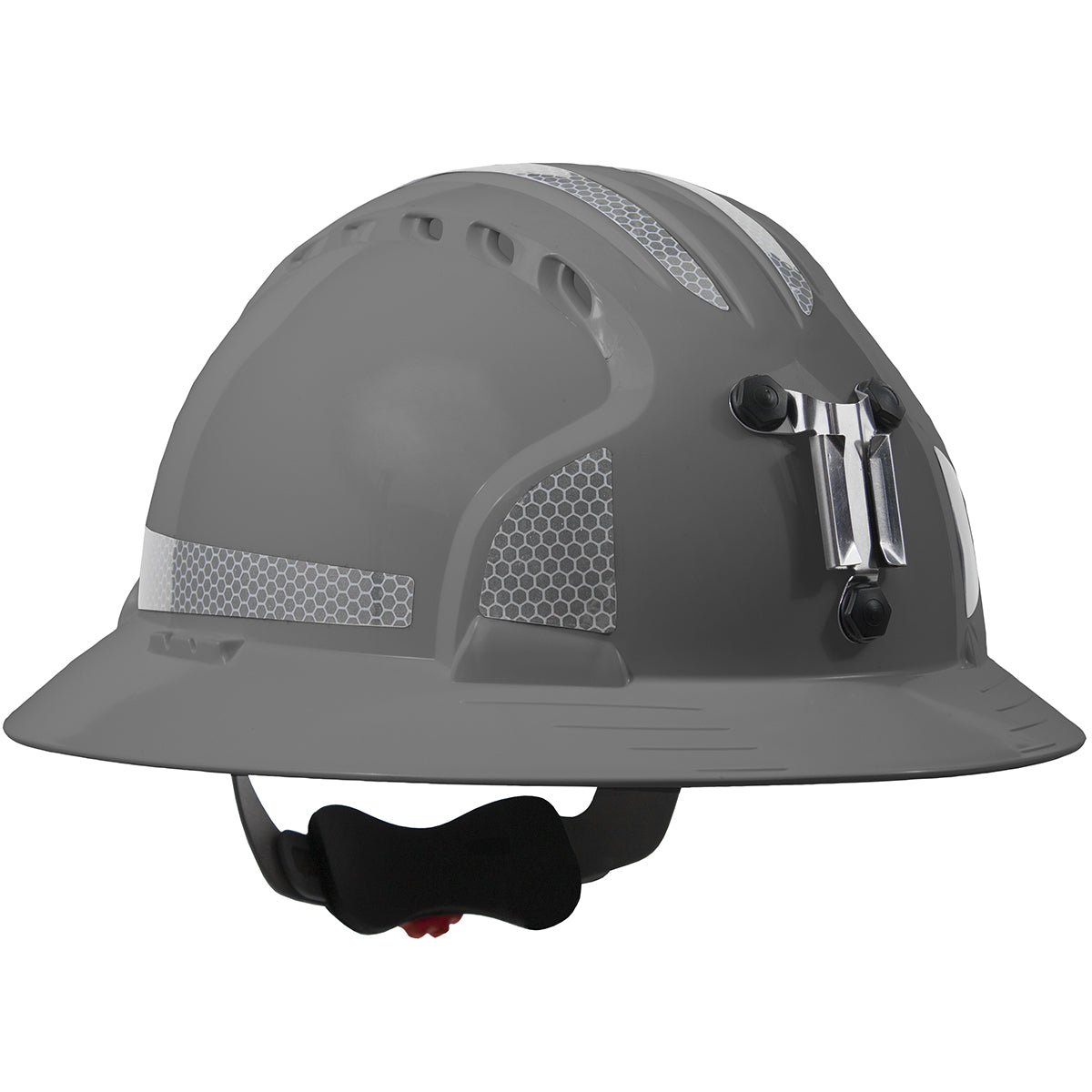 JSP 280-EV6161MCR2 Evolution Full Brim Mining Hard Hat, Gray