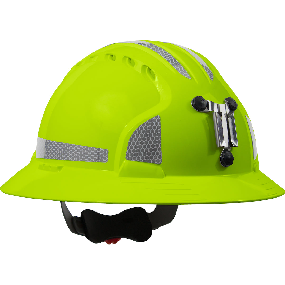 JSP 280-EV6161MCR2 Evolution Full Brim Mining Hard Hat, Neon Yellow