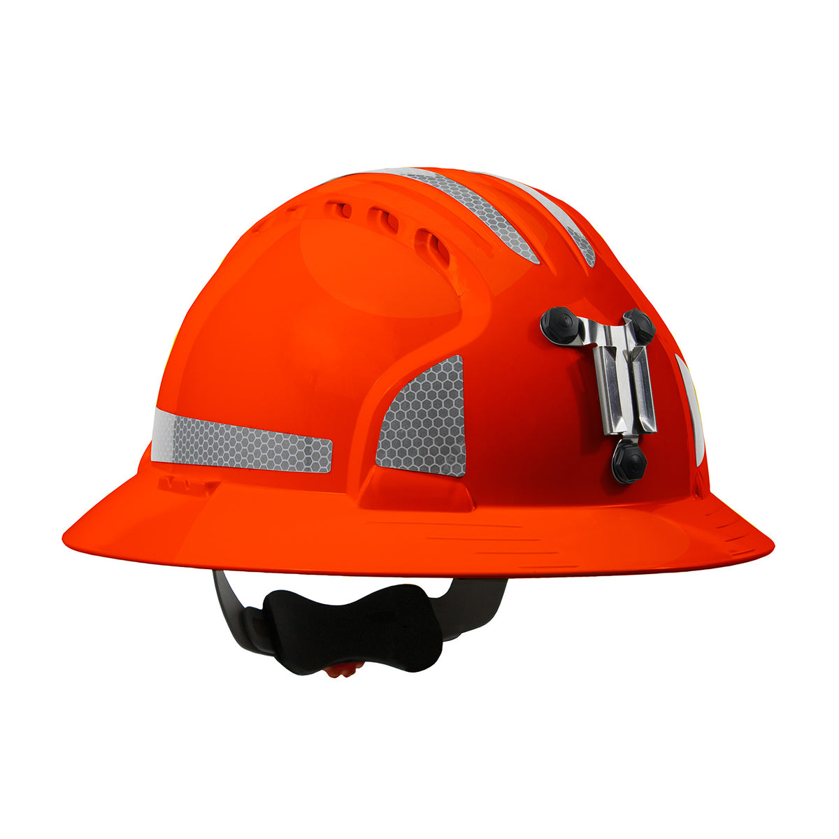 JSP 280-EV6161MCR2 Evolution Full Brim Mining Hard Hat, Neon Orange
