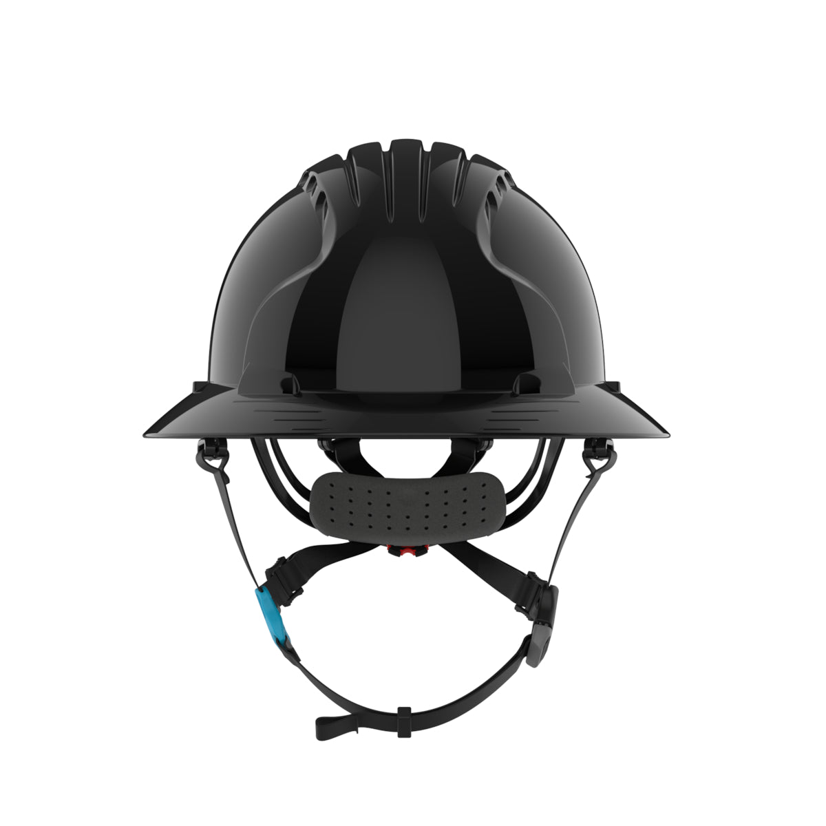JSP 280-EV6262V-CH EVO Ascend Vented Full Brim Safety Helmet - Black