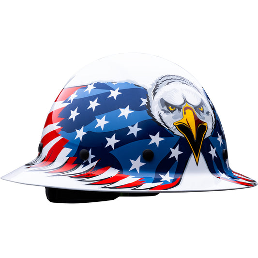 PIP 280-HP1481EAG Wolfjaw Full Brim Hard Hat, White