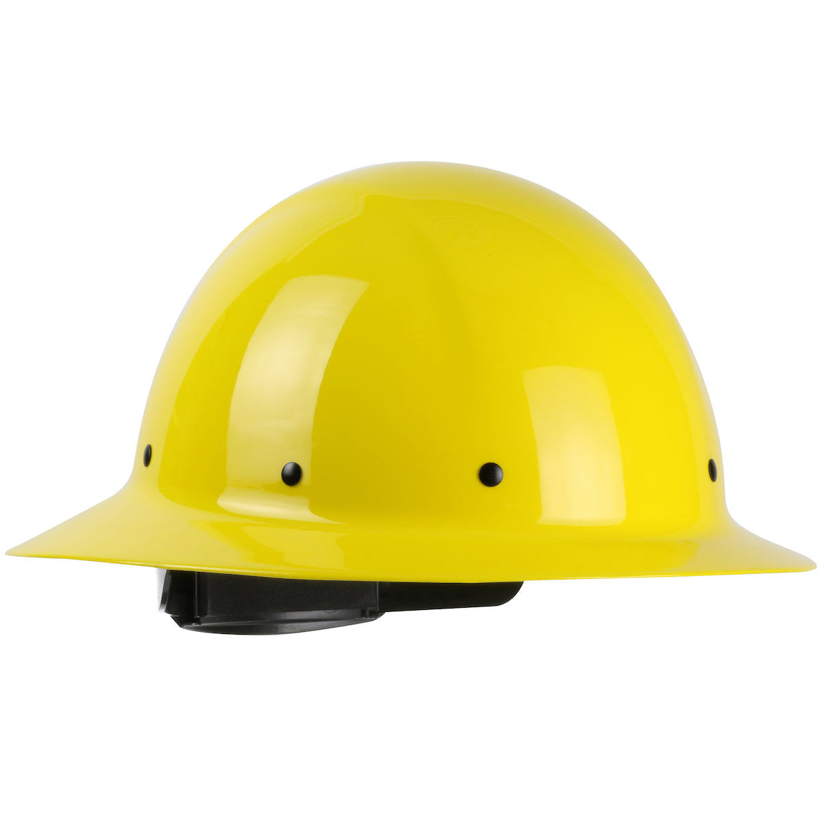 PIP 280-HP1481R Wolfjaw Full Brim Hard Hat, Yellow