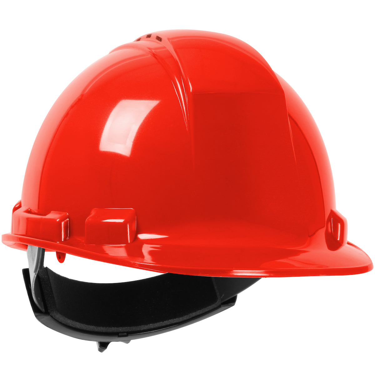 PIP 280-HP241RV Whistler Vented Cap Style Hard Hat, Red