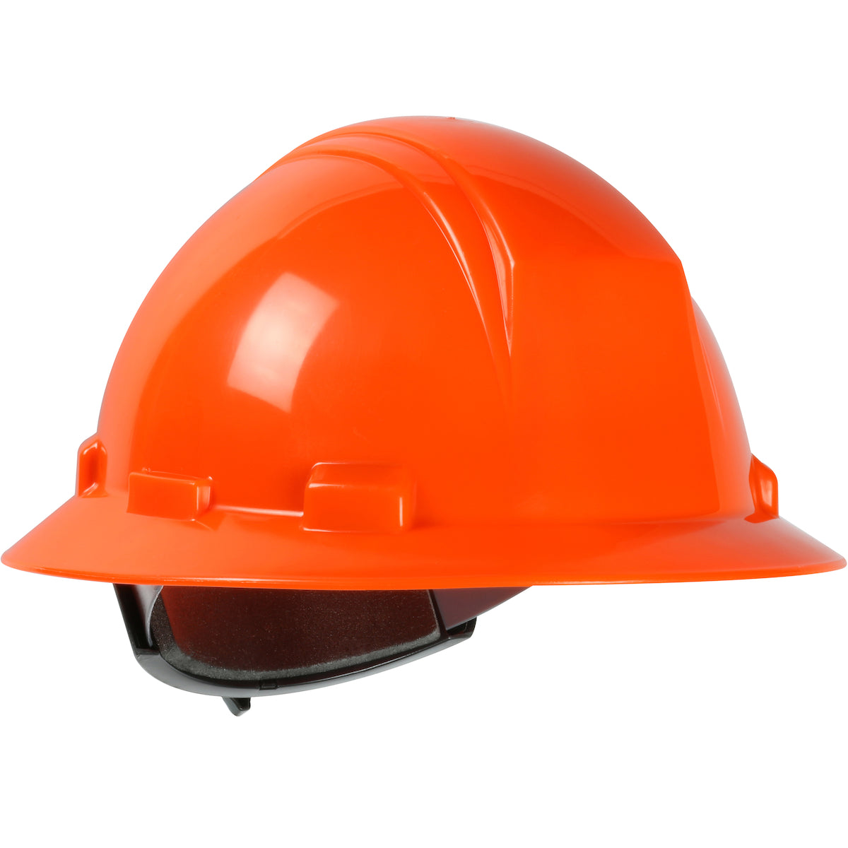 PIP 280-HP641R Kilimanjaro Full Brim Hard Hat, Hi-Vis Orange