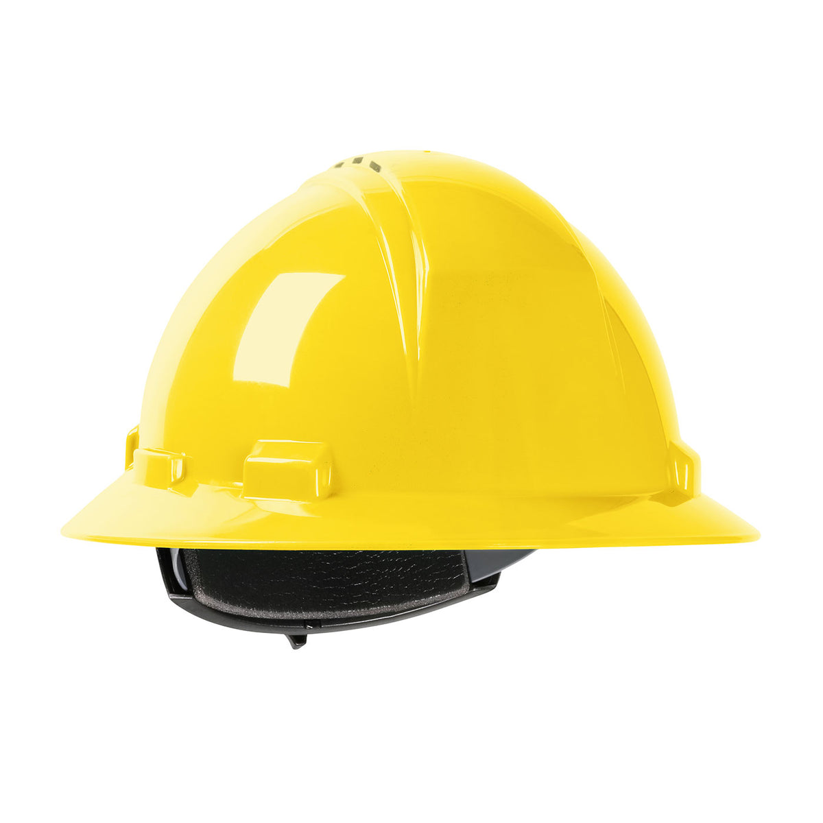 PIP 280-HP641RV Kilimanjaro Vented Full Brim Hard Hat, Yellow