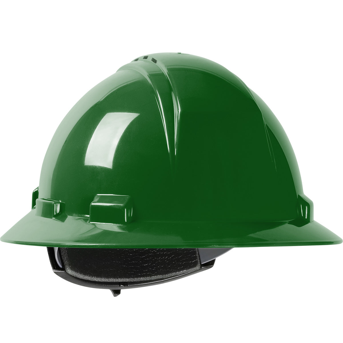 PIP 280-HP641RV Kilimanjaro Vented Full Brim Hard Hat, Dark Green