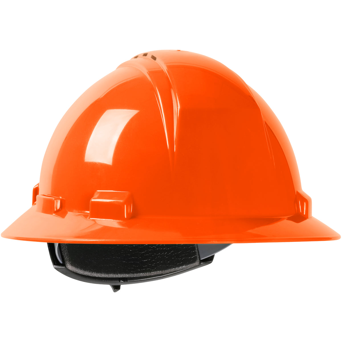 PIP 280-HP641RV Kilimanjaro Vented Full Brim Hard Hat, Hi-Vis Orange