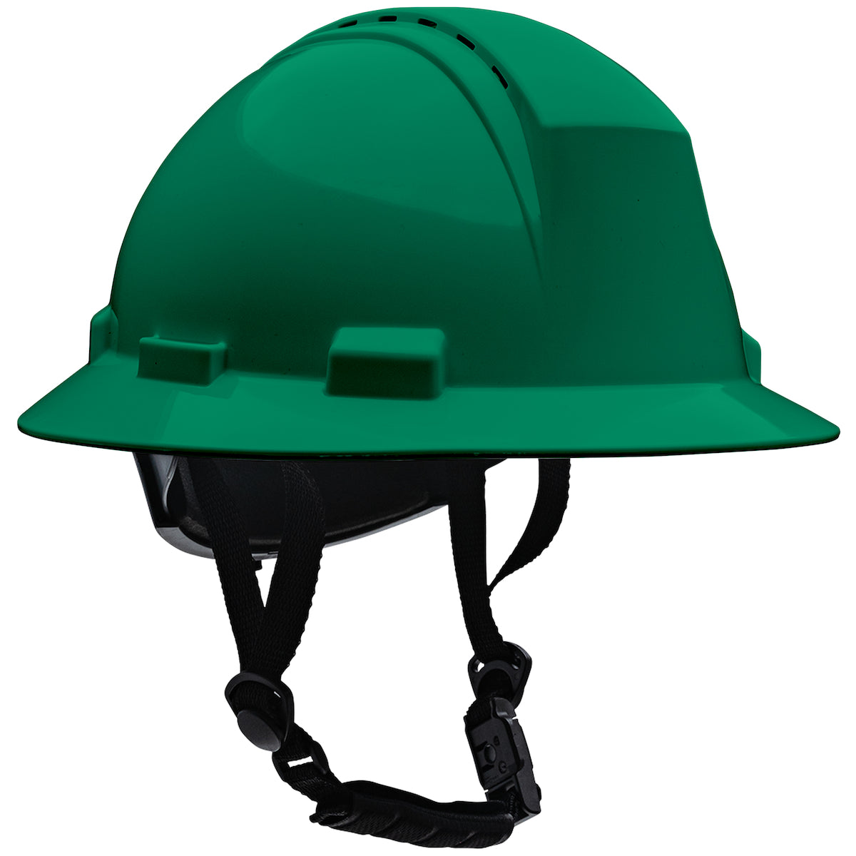 PIP 280-HP642RVM-CH Vented Mips Full Brim Safety Helmet - Dark Green