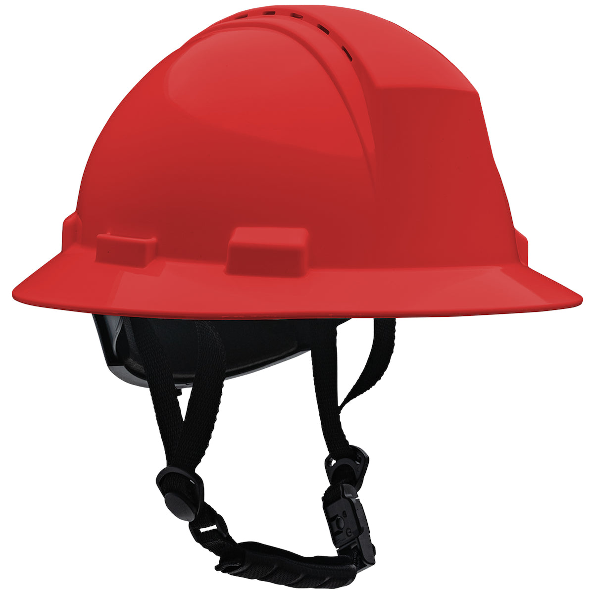 PIP 280-HP642RVM-CH Vented Mips Full Brim Safety Helmet - Red