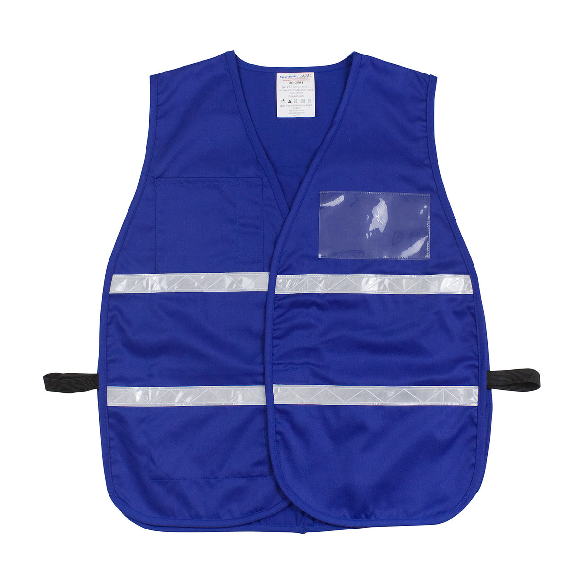 PIP 300-2504 Non-ANSI Incident Command Vest, Blue, front 2