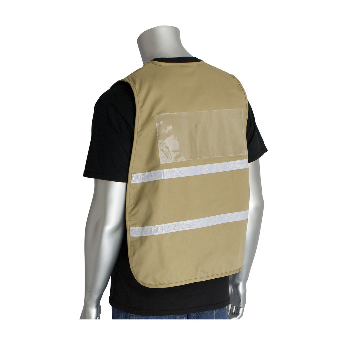PIP 300-2506 Non-ANSI Incident Command Vest, Tan, back