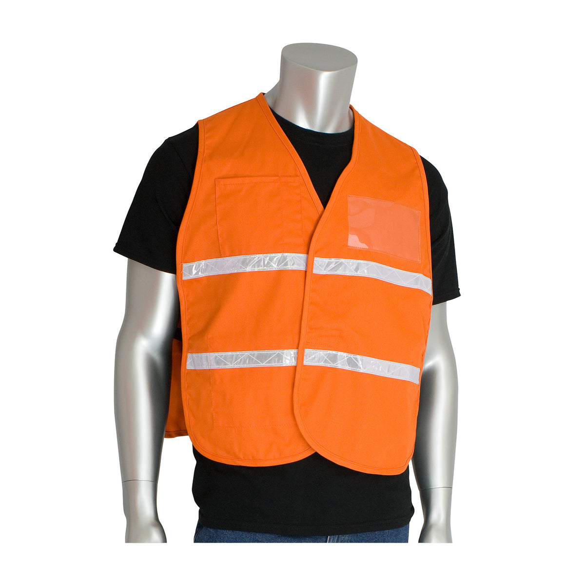 PIP 300-2507 Non-ANSI Incident Command Vest, Orange, front