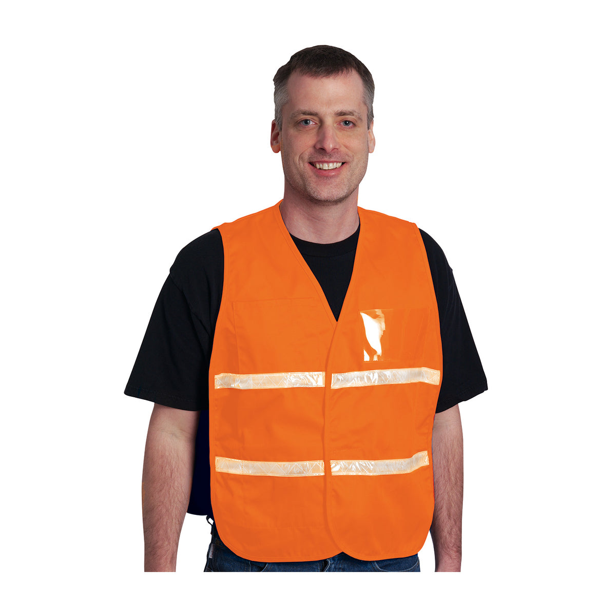 PIP 300-2507 Non-ANSI Incident Command Vest, Orange, front 2