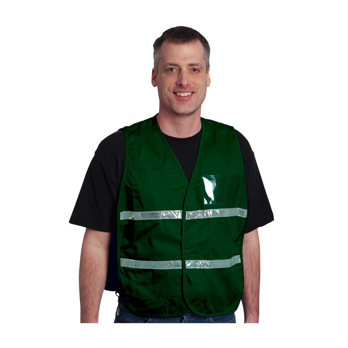 PIP 300-2514 Non-ANSI Incident Command Vest, Green, front 2
