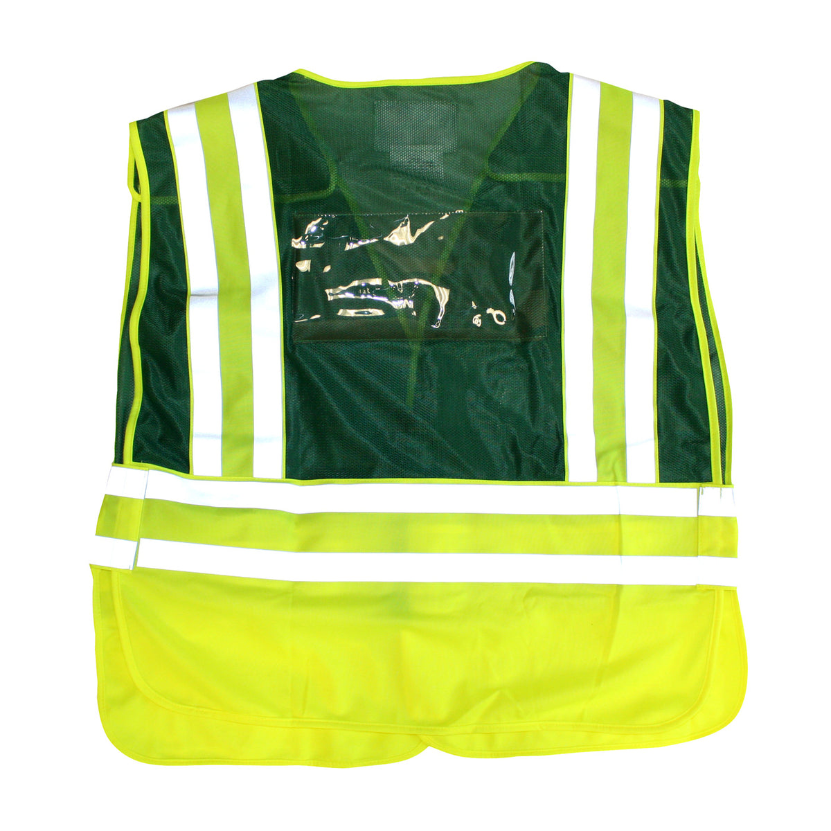 PIP 302-PSV-GRN Class 2 Incident Command Safety Vest, Green, back