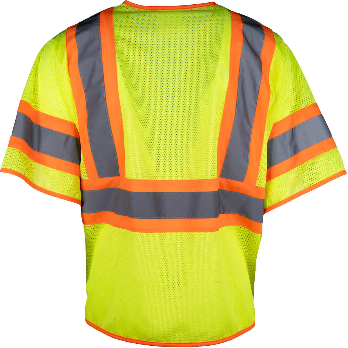 PIP 303-V505 Class 3 Two-Tone Breakaway Vest, Lime, detail