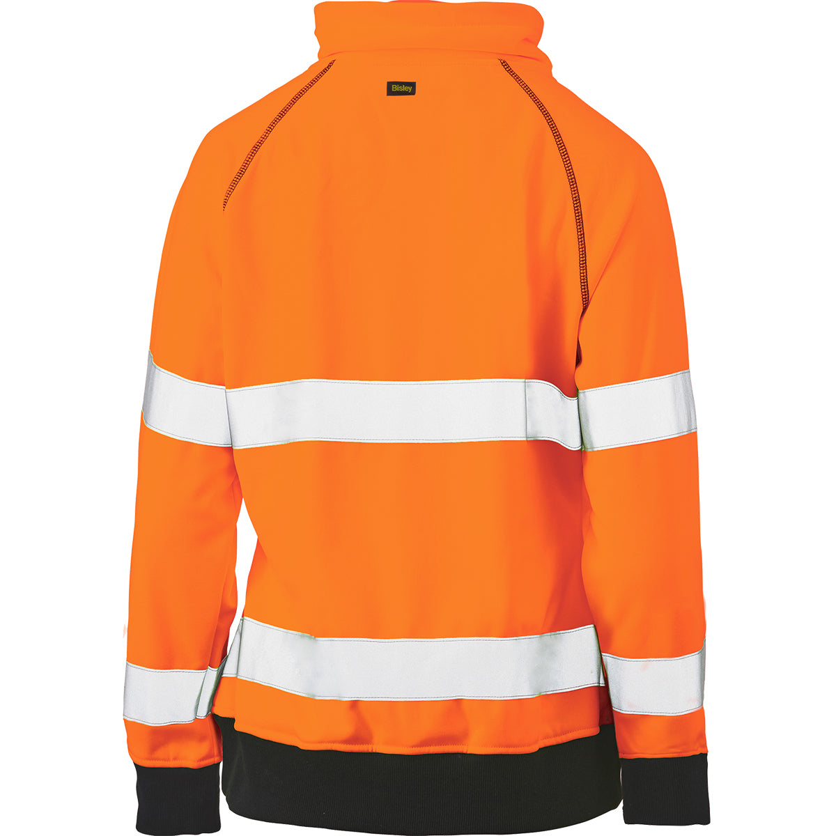 Bisley 323W6818T Class 2 Women's Fleece Sweatshirt, Orange, back