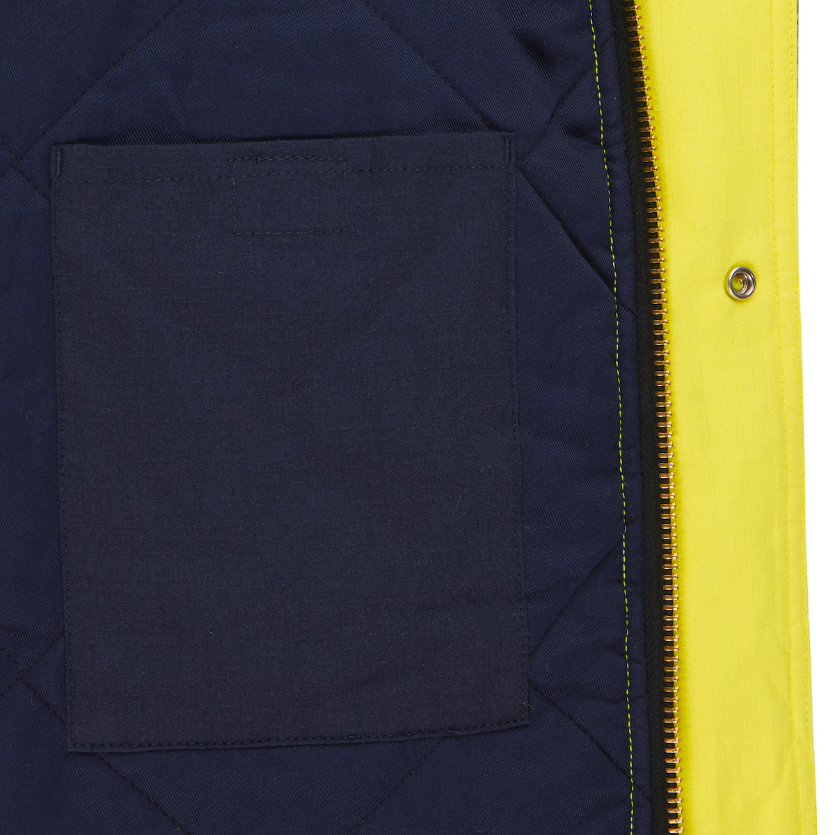 Bisley 385M8387H AR/FR Insulated Parka, Lime/Navy, detail 5