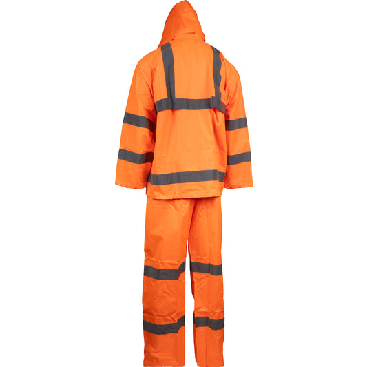 PIP 4033 Three-Piece Rainsuit, orange, alternate view