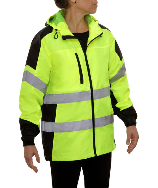 24-407GT Water-Resistant Safety Windbreaker w/NALCO Water logo