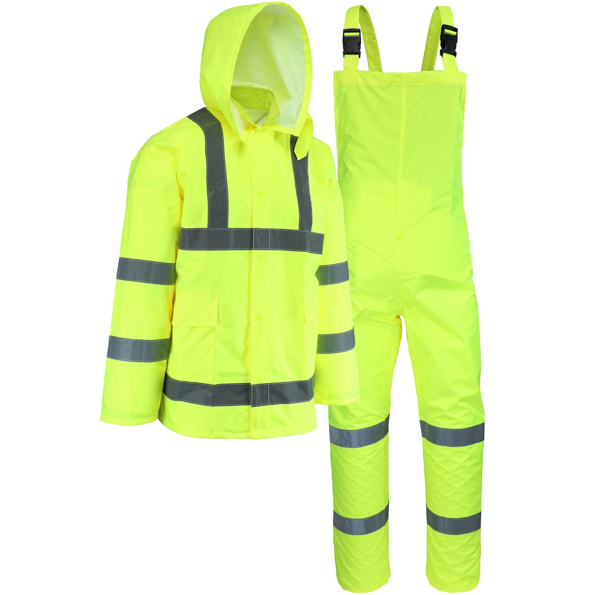 PIP 4033 Three-Piece Rainsuit, lime, alternate view