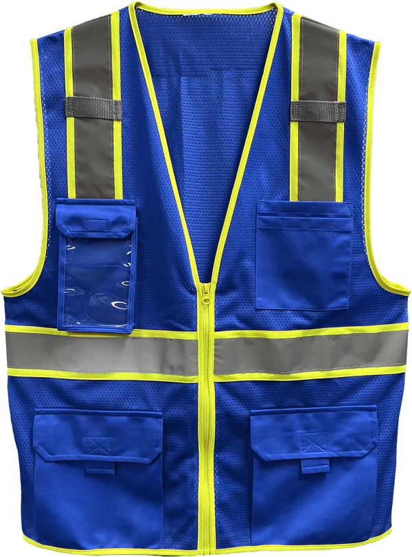24-500GT Enhanced Visibility Two-Tone Five Pocket Mesh Vest