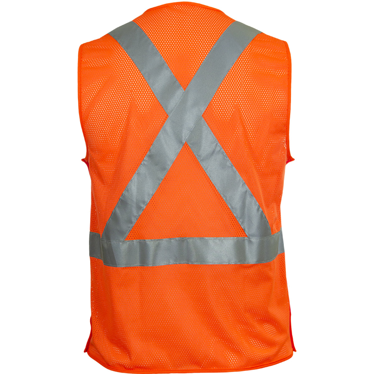 24-508SX ANSI Type R Class 2 Seven Pocket Mesh Breakaway Vest with X-Back