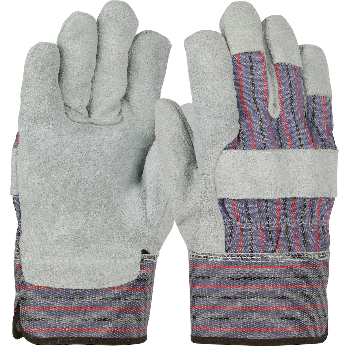 PIP 558 Economy Grade Split Cowhide Leather Palm Glove