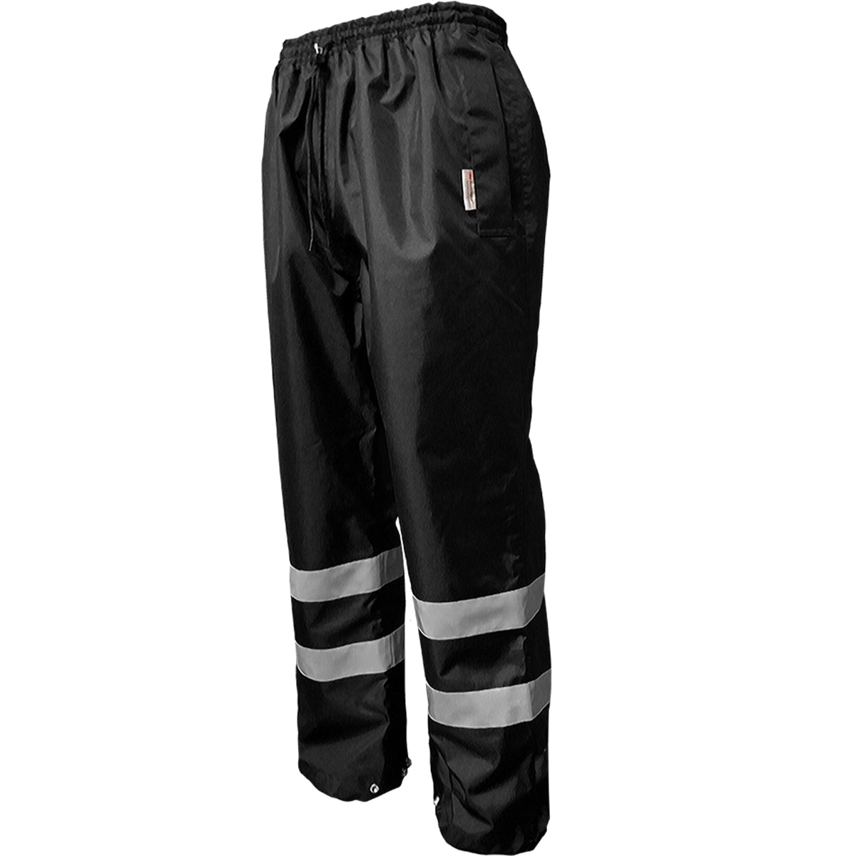 24-700ST Black Waterproof Pants (Non-ANSI) - Black - 3/4 View