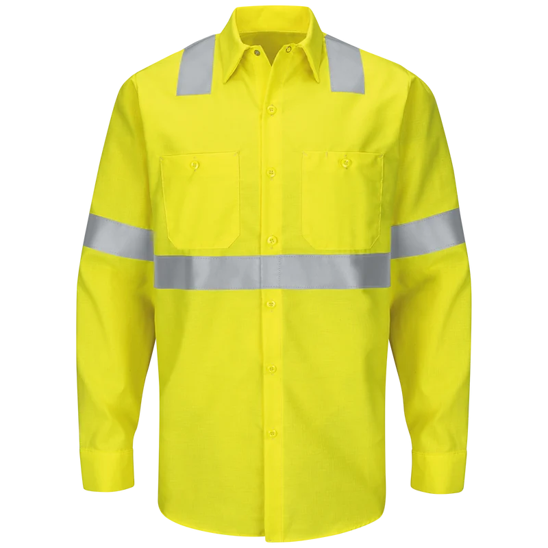 24-SY14 Ripstop Work Shirt w/ Larimer Co logo