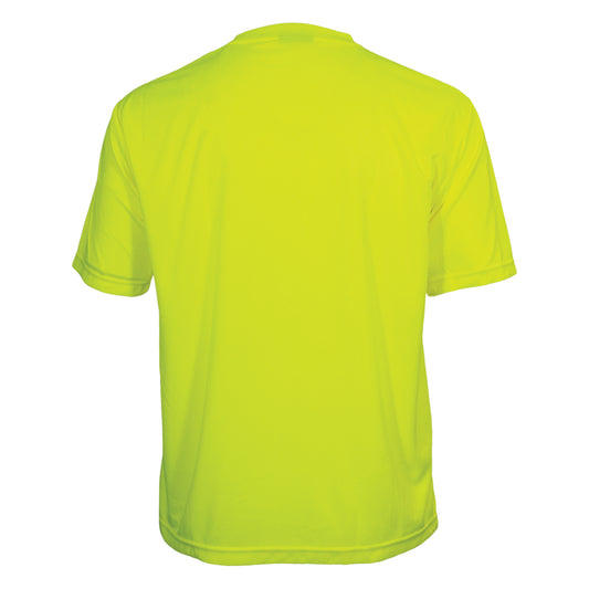 24-100BNT Non-ANSI Short Sleeve T-Shirt - Lime - Back