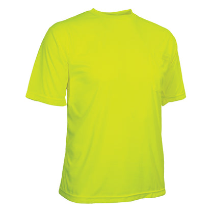 24-100BNT Non-ANSI Short Sleeve T-Shirt - Lime - 3/4 Right