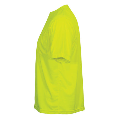 24-100BNT Non-ANSI Short Sleeve T-Shirt - Lime - Left Side