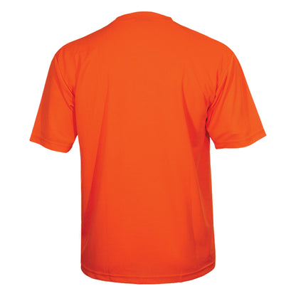 24-100BNT Non-ANSI Short Sleeve T-Shirt - Orange - Back