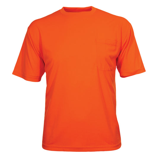 24-100BNT Non-ANSI Short Sleeve T-Shirt - Orange - Front