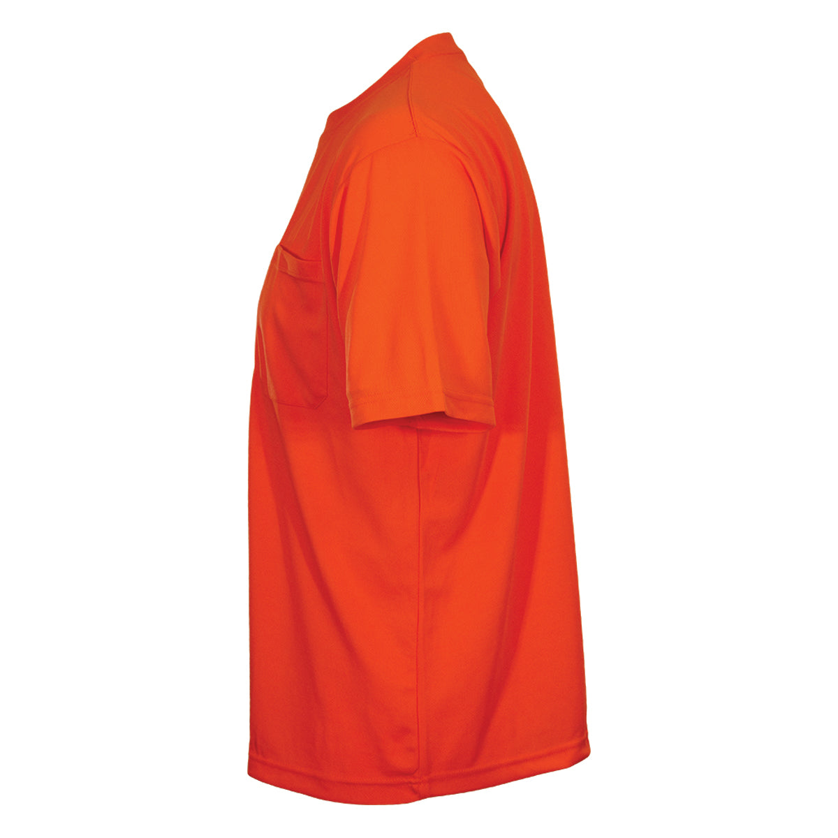 24-100BNT Non-ANSI Short Sleeve T-Shirt - Orange - Left Side