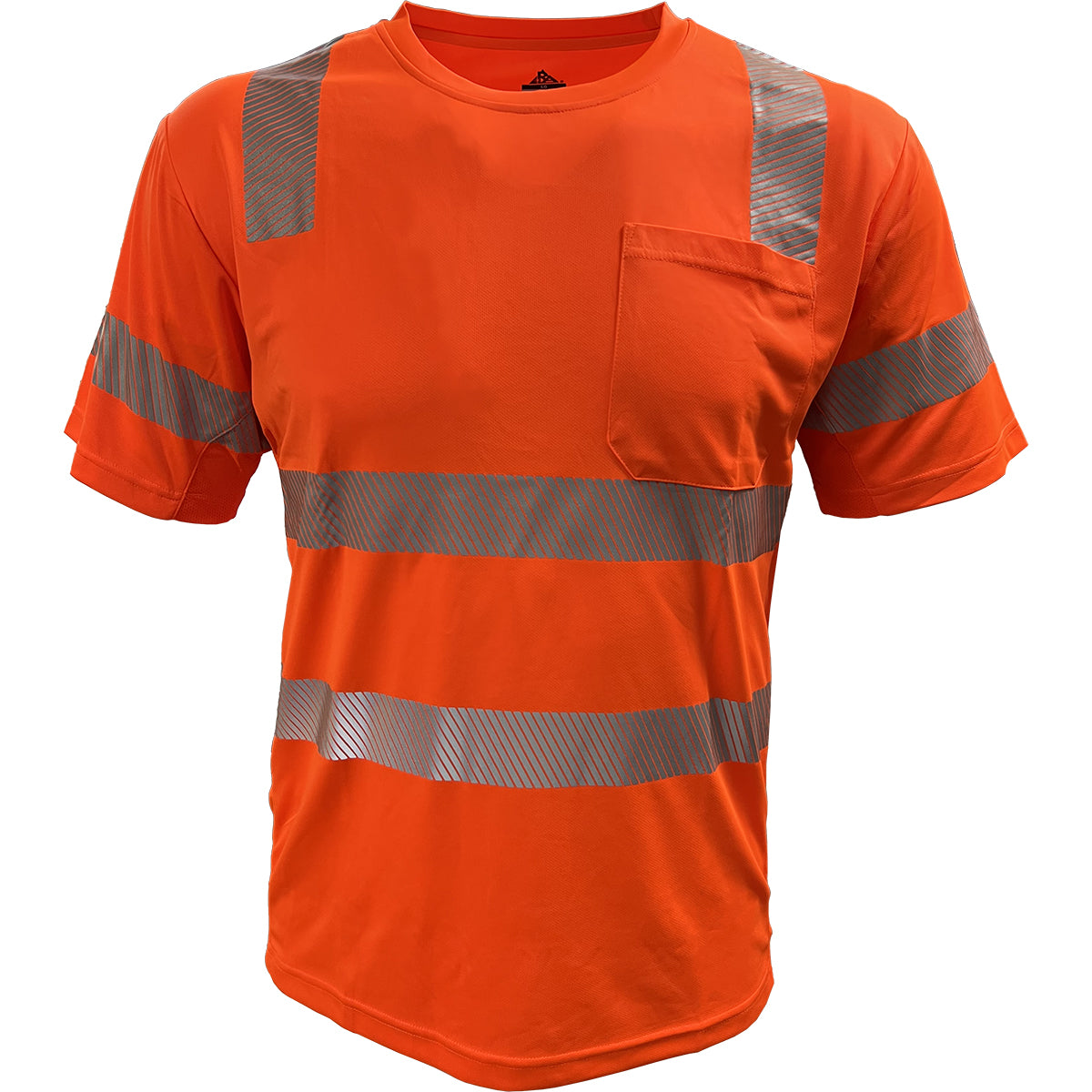 24-104CMPS EcoChill ANSI Type R Class 3 Short Sleeve T-Shirt - Orange - Front