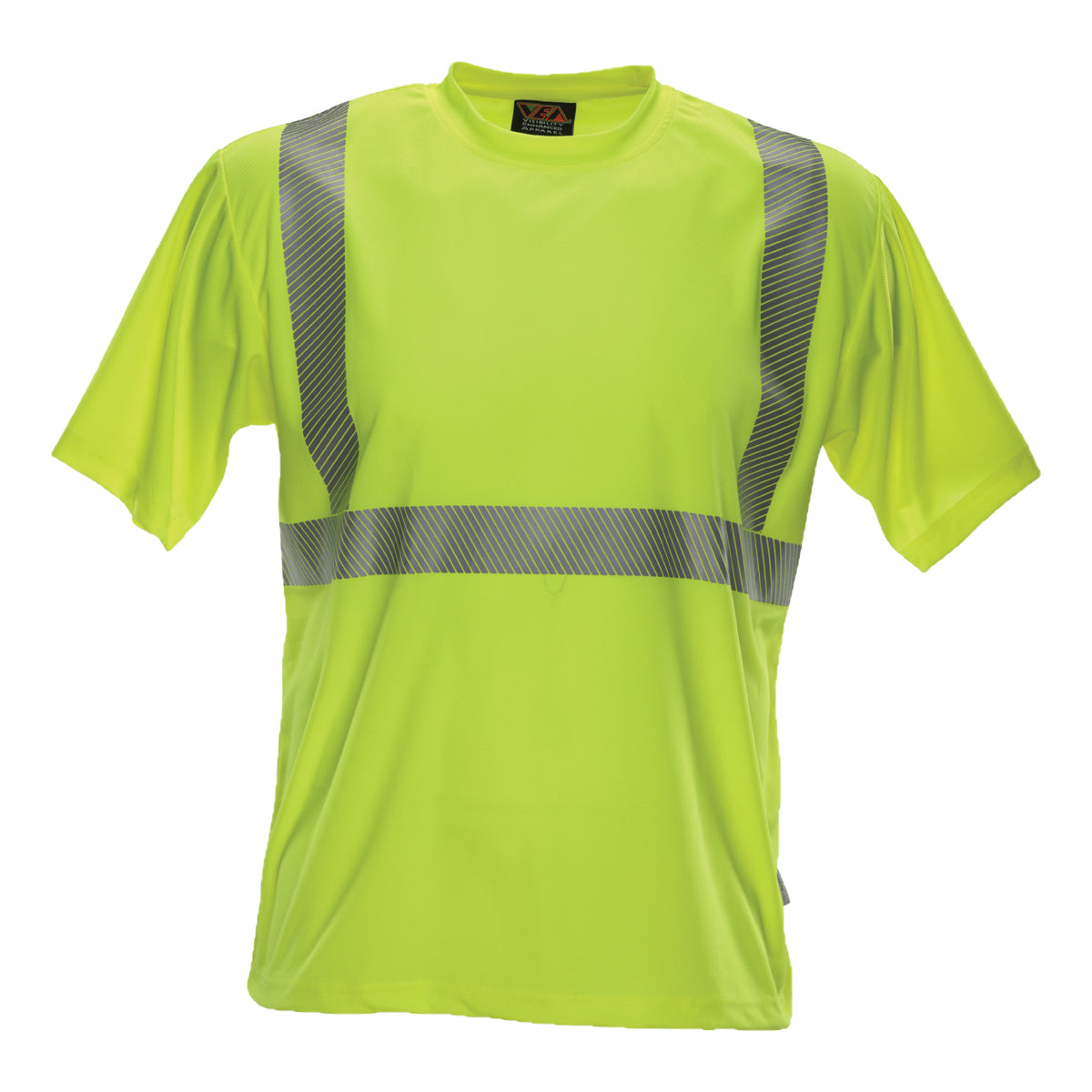 Reflective Apparel 112CT Short Sleeve T-Shirt, lime, front
