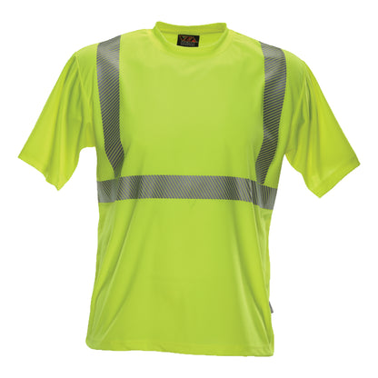 Reflective Apparel 112CT Short Sleeve T-Shirt, lime, front