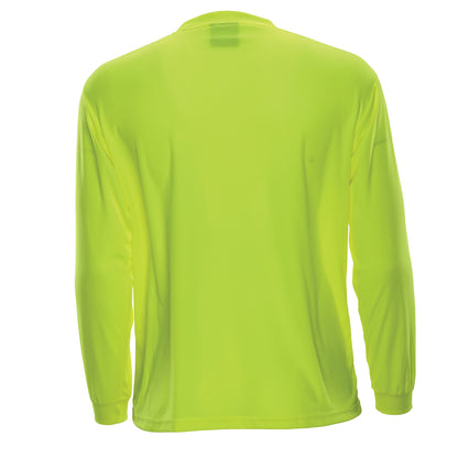 24-200BNT Non-ANSI Long Sleeve T-Shirt - Lime - Back