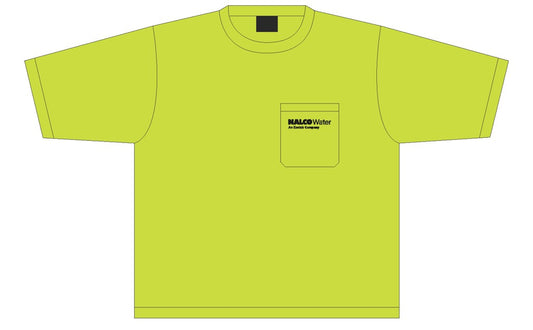 24-100B Lightweight Safety Shirt w/NALCO Water logo