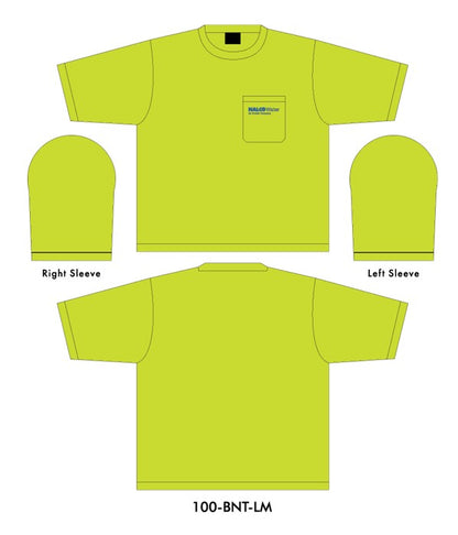 24-100B Lightweight Safety Shirt w/NALCO Water logo