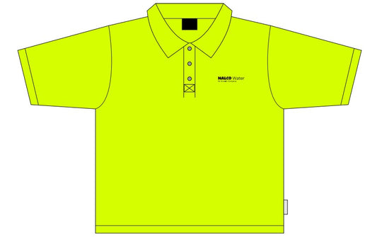 24-300BNT Lightweight High Visibility Polo w/NALCO Water logo