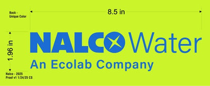 24-586ET Safety Vest w/NALCO Water logo