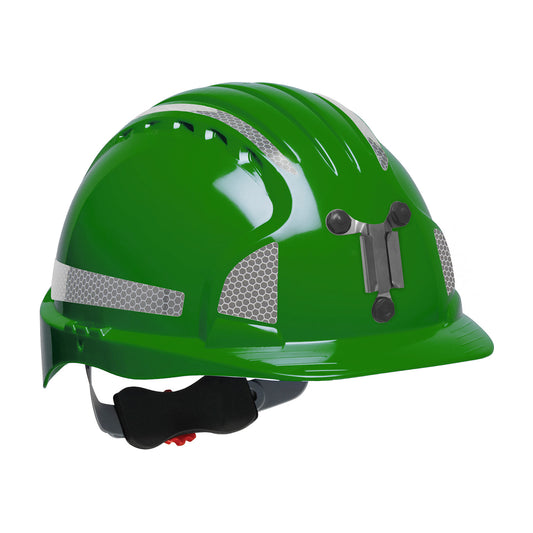 JSP 280-EV6151MCR2 Evolution 6151 Mining Hard Hat, Green