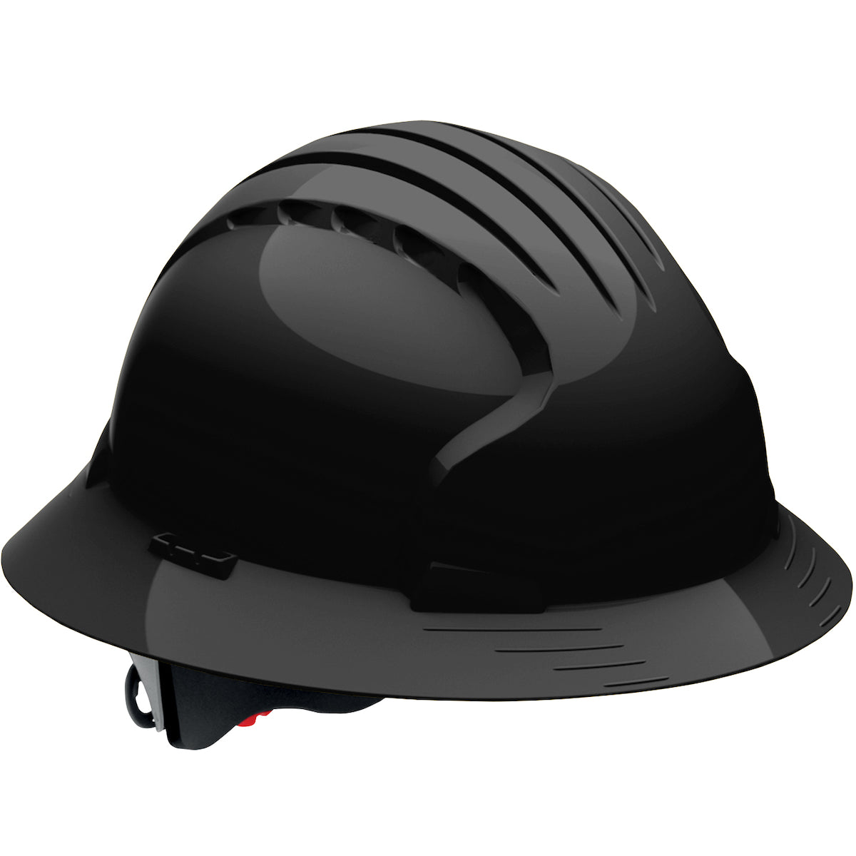 JSP 280-EV6161 Evolution 6161 Full Brim Hard Hat, Black